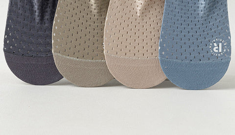 Men's 6-Pair Invisible No-Show Ice Silk Socks: Cool, Breathable, Non-Slip Comfort Men's 6-Pair Invisible No-Show Ice Silk Socks: Cool, Breathable, Non-Slip Comfort