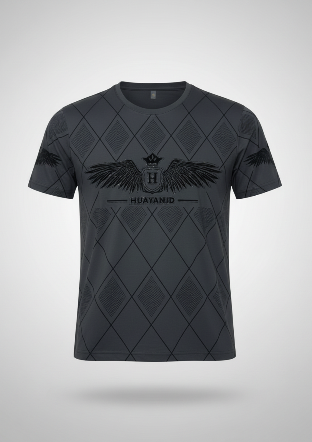 Obsidian Aegis Crest Casual T-Shirt