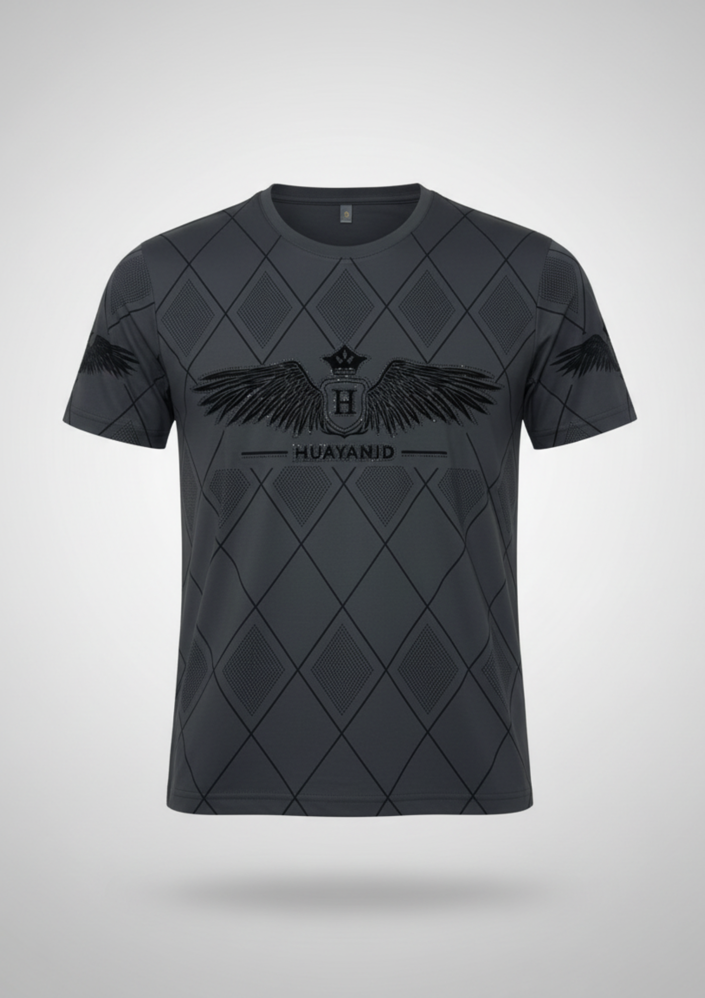 Obsidian Aegis Crest Casual T-Shirt