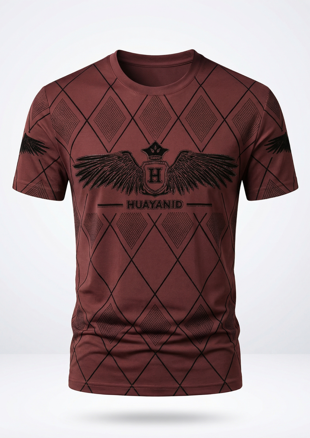 Obsidian Aegis Crest Casual T-Shirt