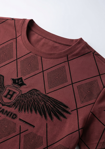 Obsidian Aegis Crest Casual T-Shirt