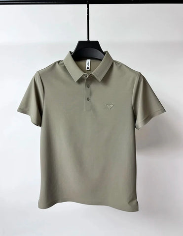 Men's Seamless Exquisite Stretch Polo T-Shirts