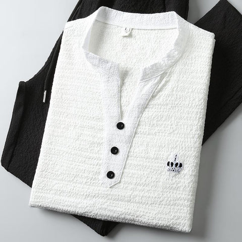 Prestige Crown Textured Polo T-Shirt