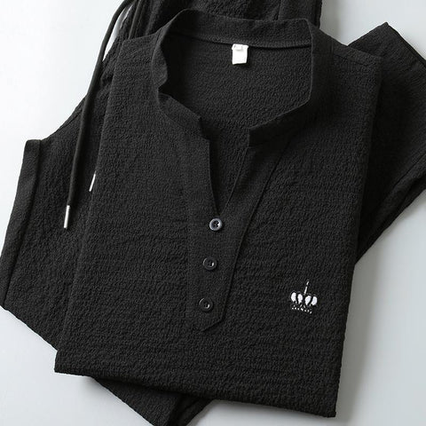 Prestige Crown Textured Polo T-Shirt