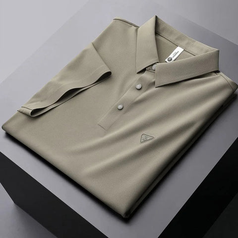 Men's Seamless No-Iron Stretch Polo: Effortless Style, Wrinkle-Free Confidence