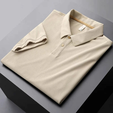 Men's Elegant Ice Silk Polo T-Shirt