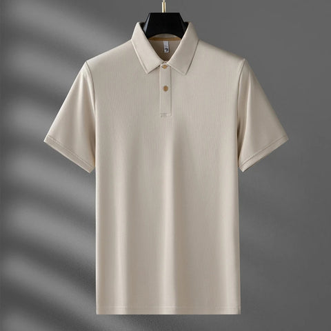 Men's Elegant Ice Silk Polo T-Shirt