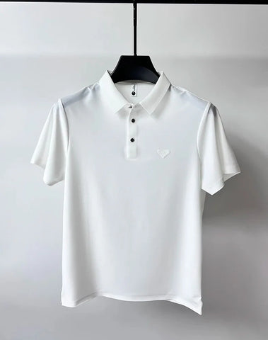 Men's Seamless Exquisite Stretch Polo T-Shirts