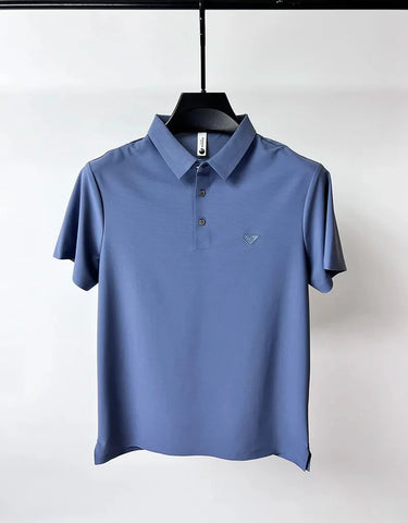 Men's Seamless Exquisite Stretch Polo T-Shirts