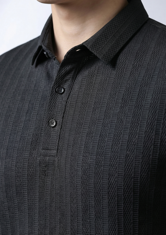 Emerald Drift Meshline Polo T-Shirt