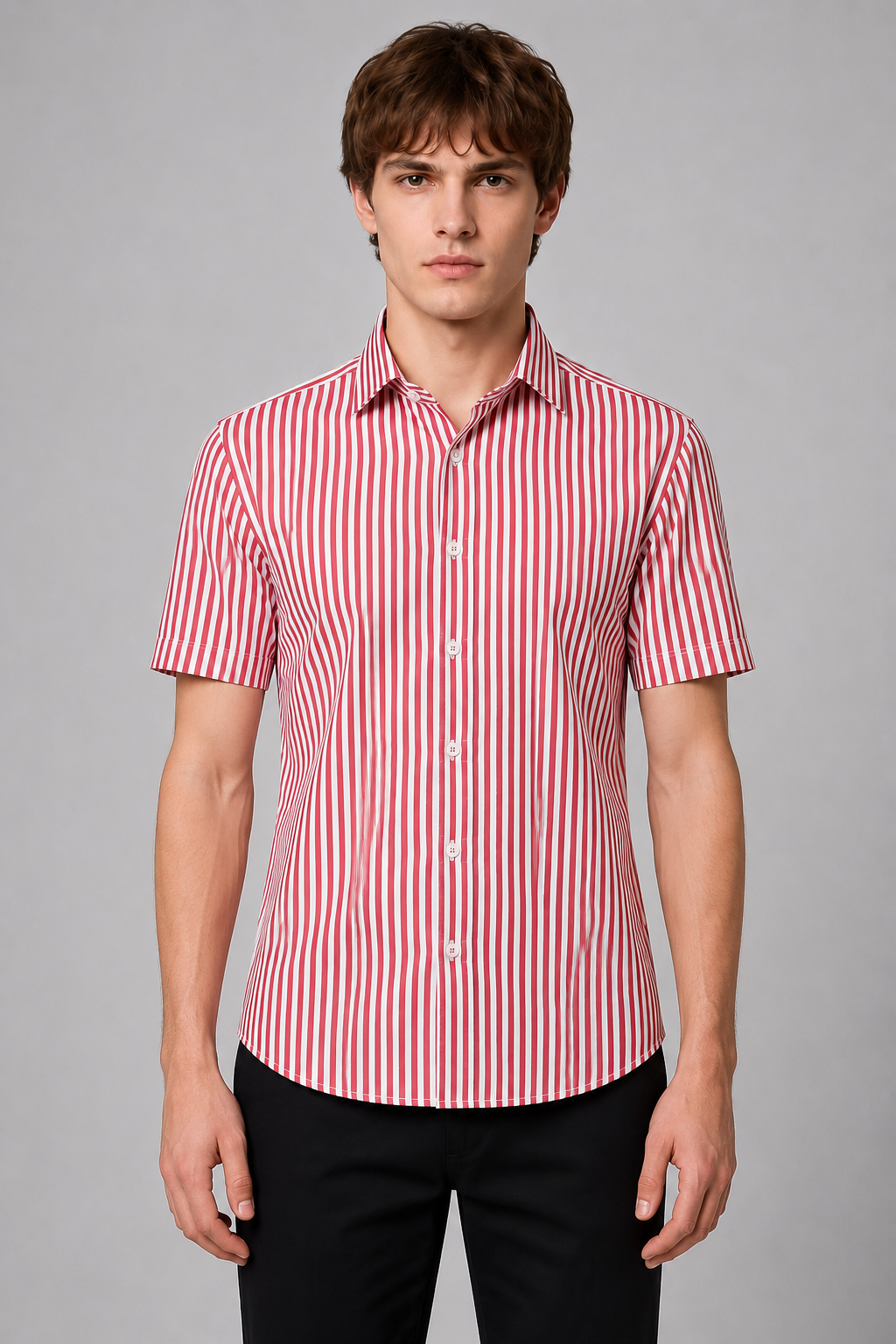 Regent Stride Striped Cotton Shirt