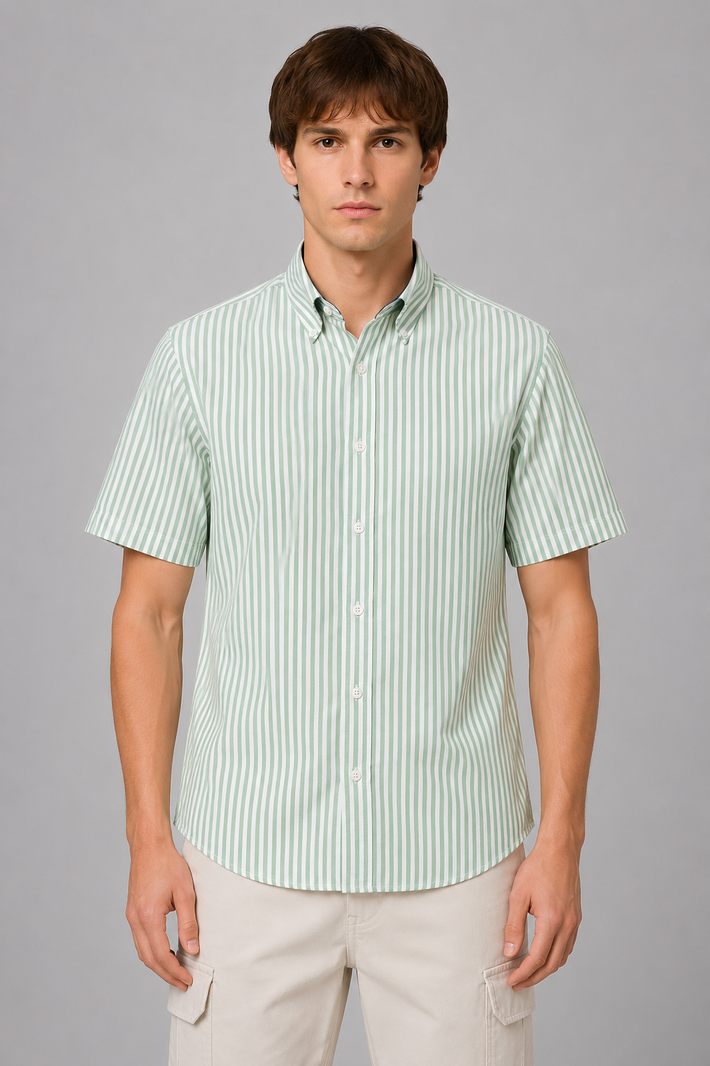 Regent Stride Striped Cotton Shirt