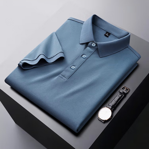 Men's Luxury Ice Silk Polo T-Shirt