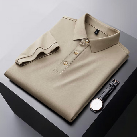 Men's Luxury Ice Silk Polo T-Shirt