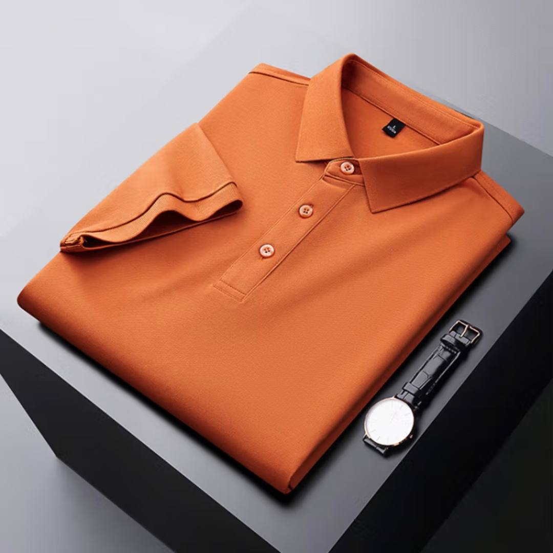 Men's Luxury Ice Silk Polo T-Shirt