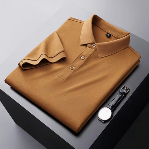 Men's Luxury Ice Silk Polo T-Shirt