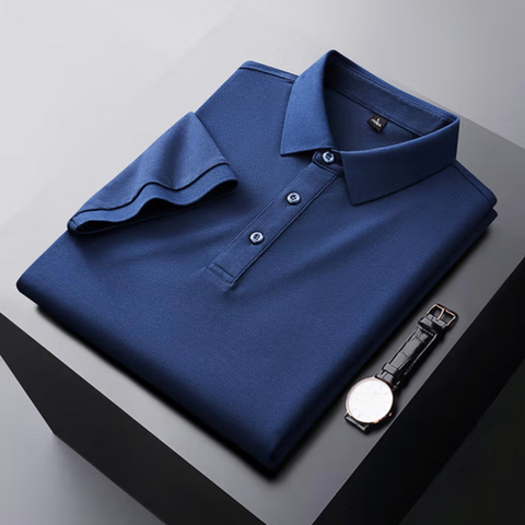 Men's Luxury Ice Silk Polo T-Shirt