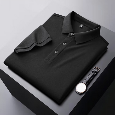 Men's Luxury Ice Silk Polo T-Shirt