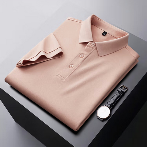 Men's Luxury Ice Silk Polo T-Shirt