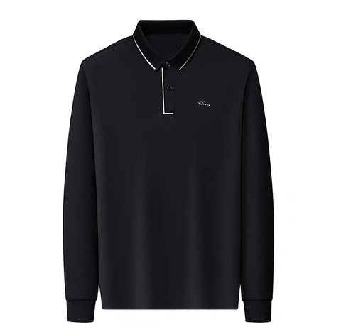 Astralis Ascot Polo – Long Sleeve Elegance, Redefined