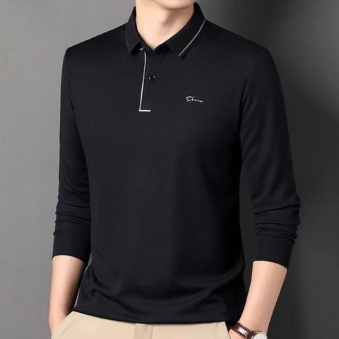 Astralis Ascot Polo – Long Sleeve Elegance, Redefined