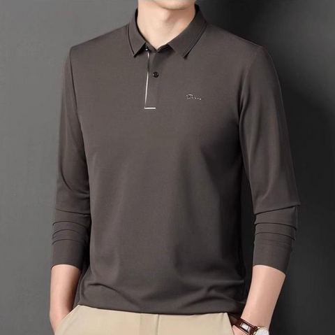 Astralis Ascot Polo – Long Sleeve Elegance, Redefined