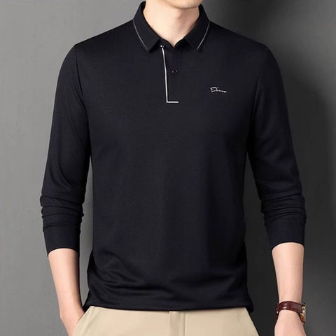 Astralis Ascot Polo – Long Sleeve Elegance, Redefined