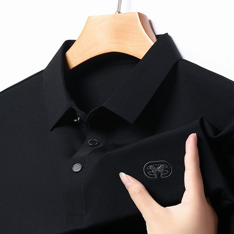 Elegant Wings Textured Polo T-Shirts