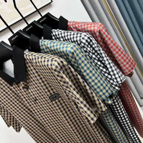 Prestige Plaid Polo: Classic Pattern, Modern Edge