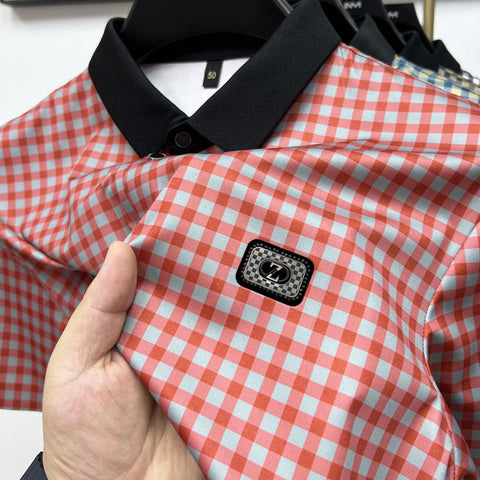 Prestige Plaid Polo: Classic Pattern, Modern Edge