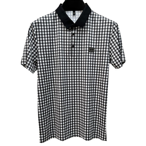 Prestige Plaid Polo: Classic Pattern, Modern Edge