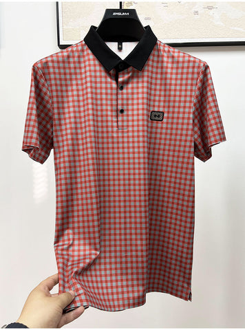 Prestige Plaid Polo: Classic Pattern, Modern Edge