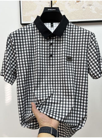 Prestige Plaid Polo: Classic Pattern, Modern Edge