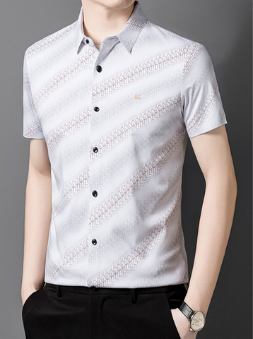 Meridian Luxe Patterned Shirt