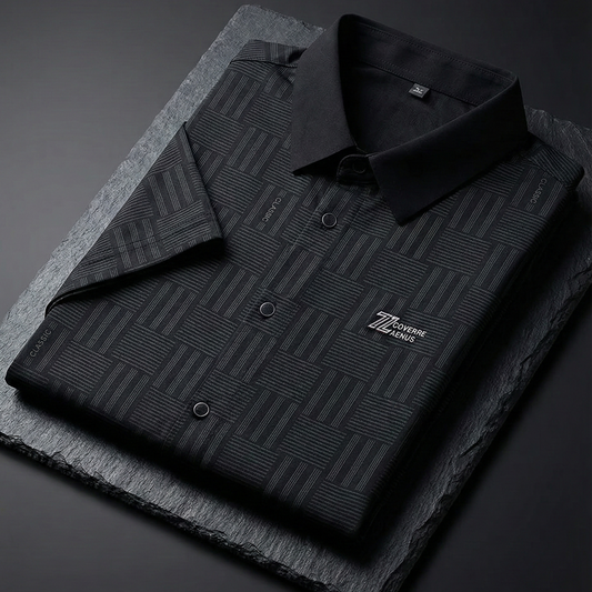 Eclipsed Grid Luxe Stitchless Shirt