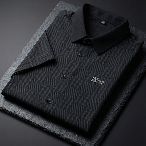 Eclipsed Grid Luxe Stitchless Shirt