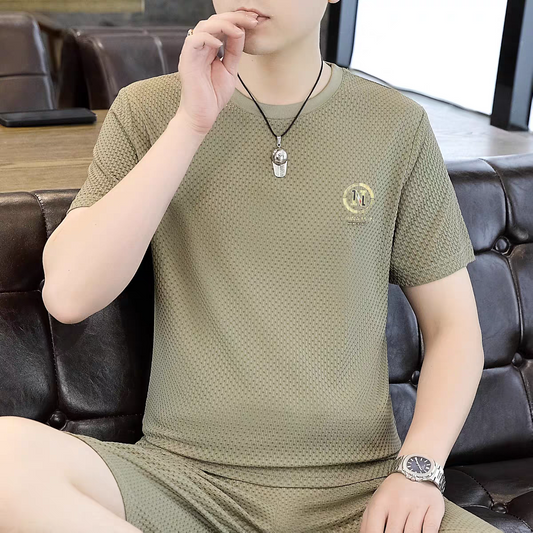 Gridline Elegance T-Shirt