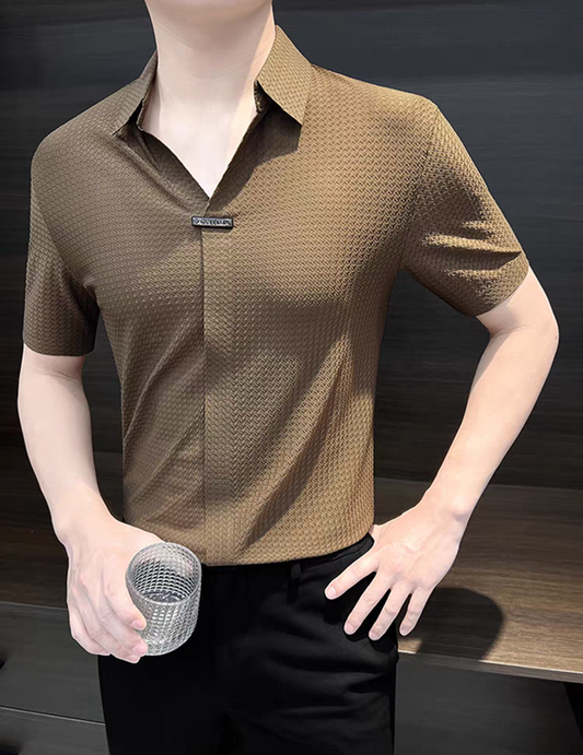 Elite TexturaPlacket Polo