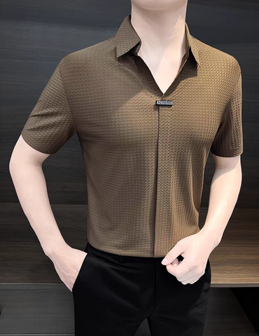 Elite TexturaPlacket Polo