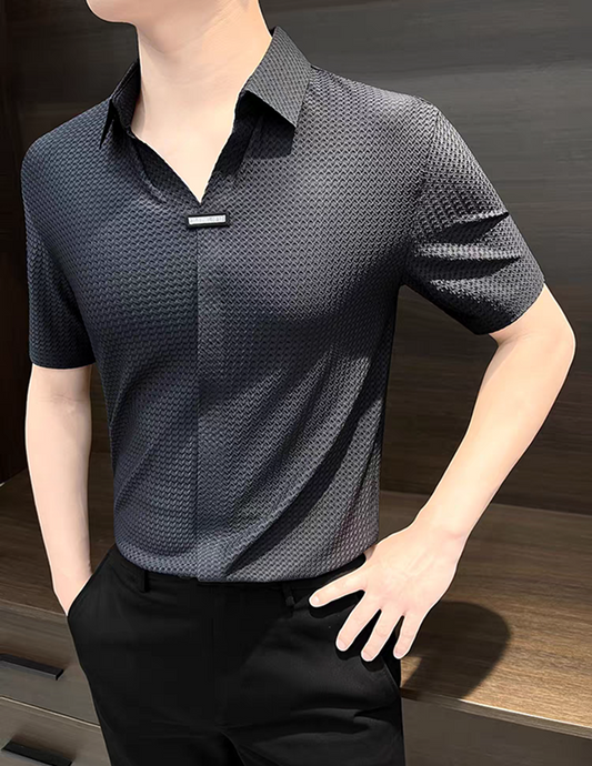 Elite TexturaPlacket Polo