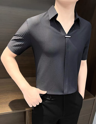 Elite TexturaPlacket Polo