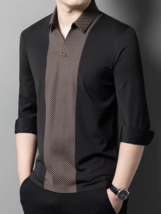 Nocturne Monarch Grid Shirt