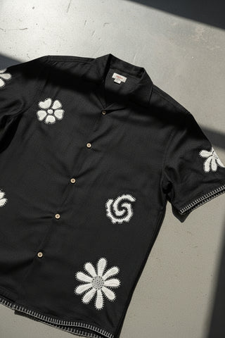 Eternal Flora Handwork Linen Shirt – 100% Pure Linen