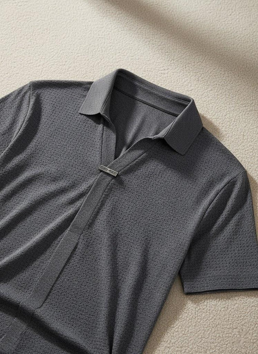 Elite TexturaPlacket Polo