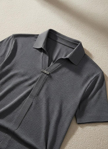 Elite TexturaPlacket Polo