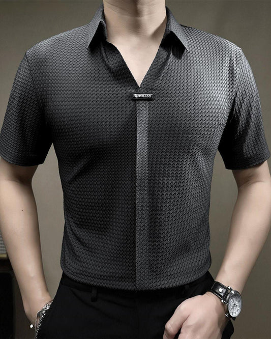 Elite TexturaPlacket Polo