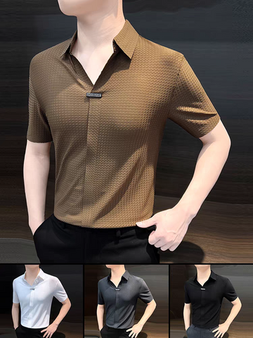 Elite TexturaPlacket Polo