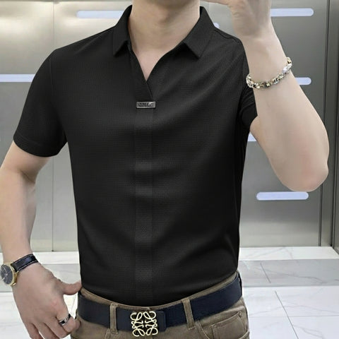 Elite TexturaPlacket Polo