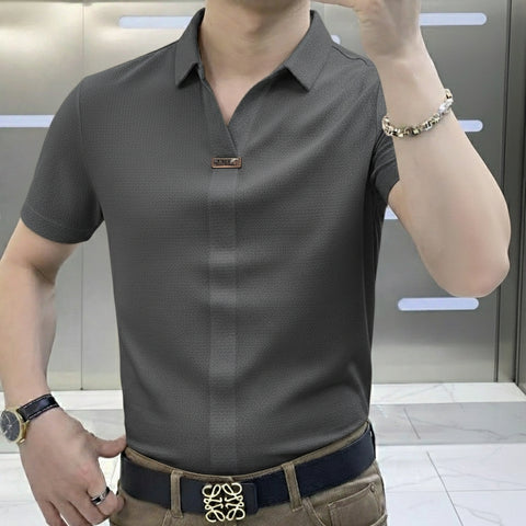 Elite TexturaPlacket Polo