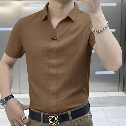 Elite TexturaPlacket Polo